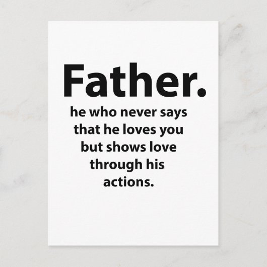 父の日 ポストカード (正面)