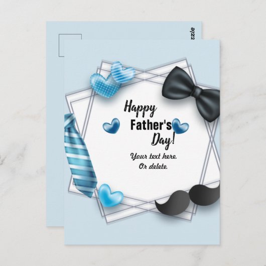 父の日 ポストカード (正面/裏面)