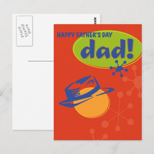 父の日 ポストカード (正面/裏面)