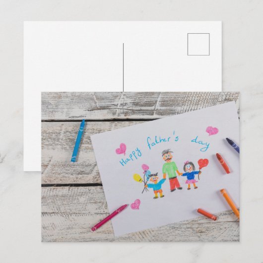 父の日 ポストカード (正面/裏面)