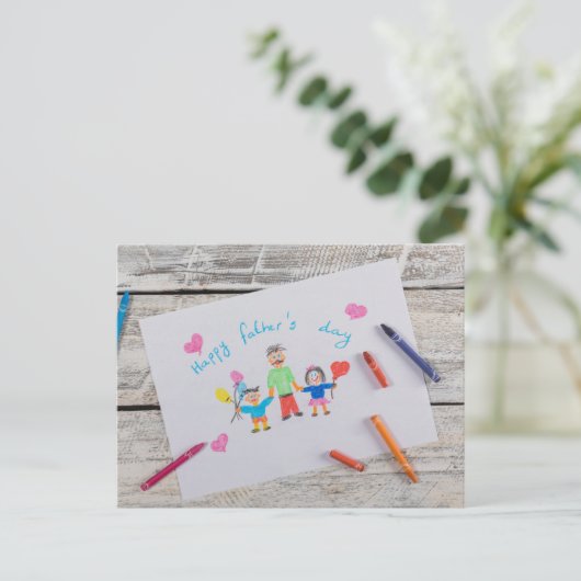 父の日 ポストカード (スタンド正面)