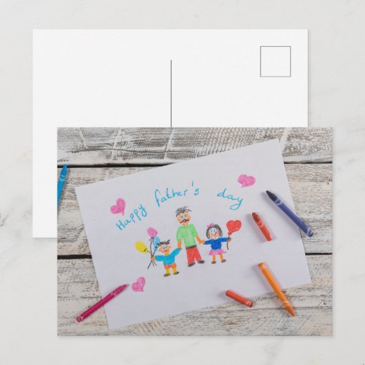 父の日 ポストカード (正面/裏面)
