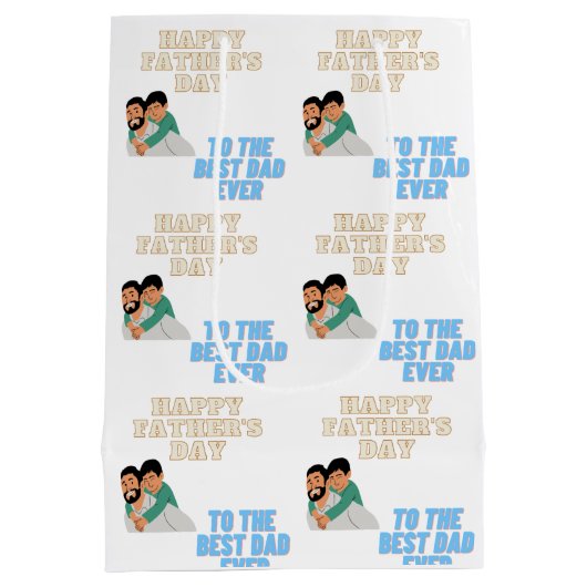 父の日 ミディアムペーパーバッグ (裏面)