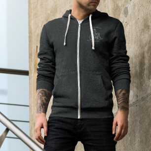 父の日 ラインアート パーカ