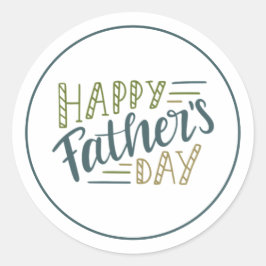 父の日 ラウンドシール