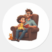 父の日 ラウンドシール (正面)