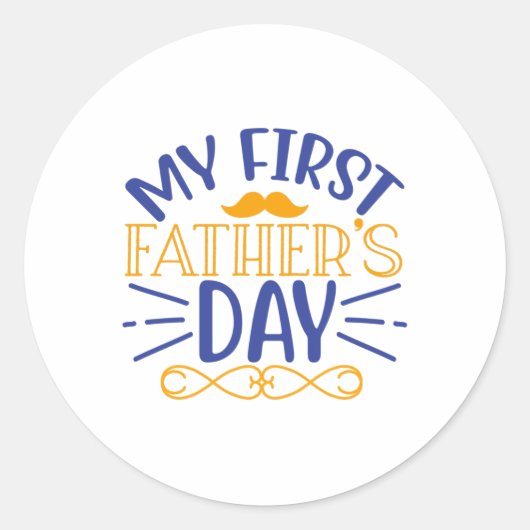 父の日 ラウンドシール (正面)