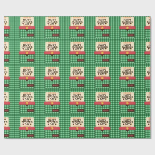 父の日 ラッピングペーパー (フラット)