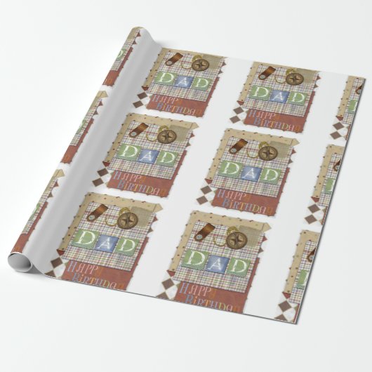 父の日 ラッピングペーパー (アンロールド)