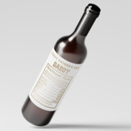 父の日 ワインラベル