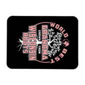 父の日 |世界の最高のおばあちゃん マグネット (横)