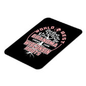 父の日 |世界の最高のおばあちゃん マグネット (左側)