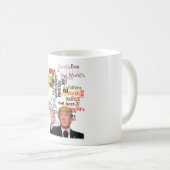父の日、世界の最高のパパ社長、トランプ コーヒーマグカップ (正面右)