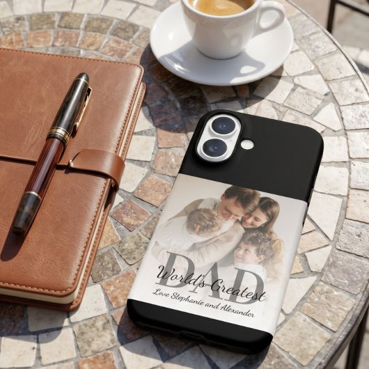 父の日 世界最高の父 写真入り Case-Mate iPhoneケース