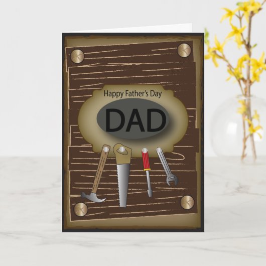 父の日 |便利屋 カード (黄色い花)