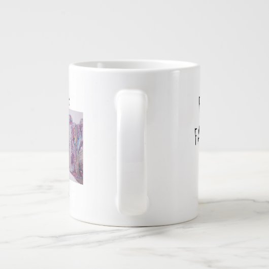 父の日（写真と年） ジャンボコーヒーマグカップ (裏面)