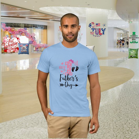 父の日 "初めての父の日" Tシャツ