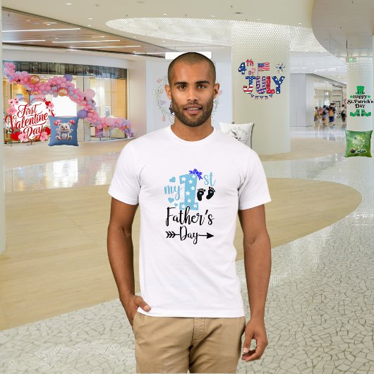 父の日 "初めての父の日" Tシャツ
