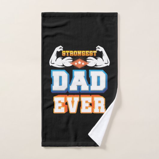 父の日 |史上最強のパパ ハンドタオル (ハンドタオル)