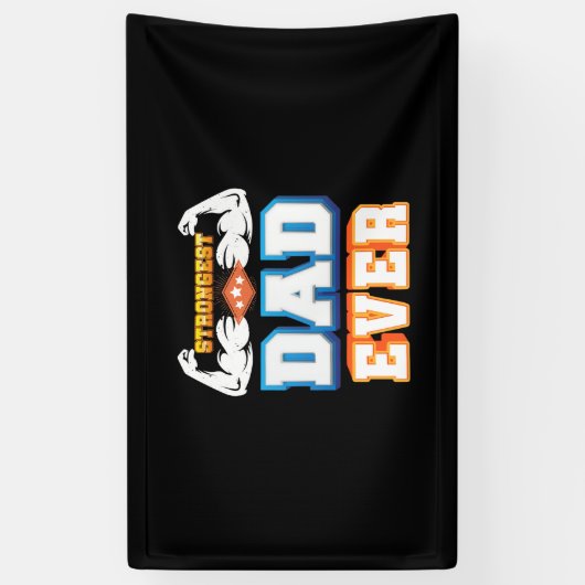 父の日 |史上最強のパパ 横断幕 (縦)