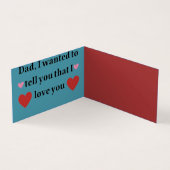 父の日 名刺 (内部)