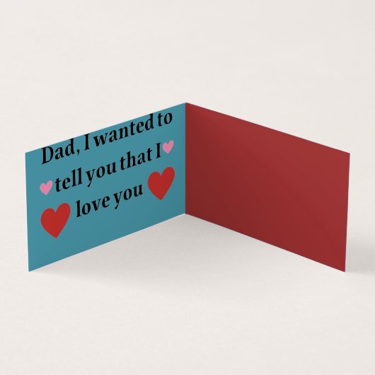 父の日 名刺 (内部)