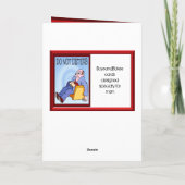 父の日-夕食のための魚をきれいにすること カード (裏面)