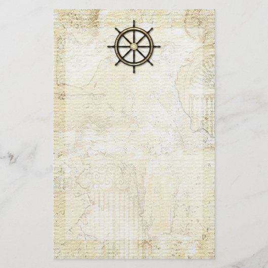 父の日-大尉の車輪 便箋 (正面)