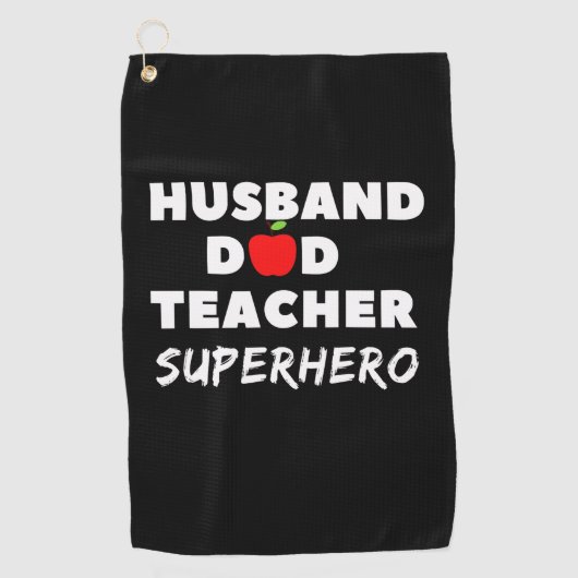 父の日 |夫すごいパパ先生 ゴルフタオル (正面)