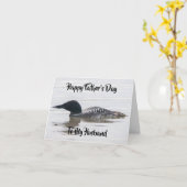 「父の日」夫は鴨から願いクールを カード (黄色い花)