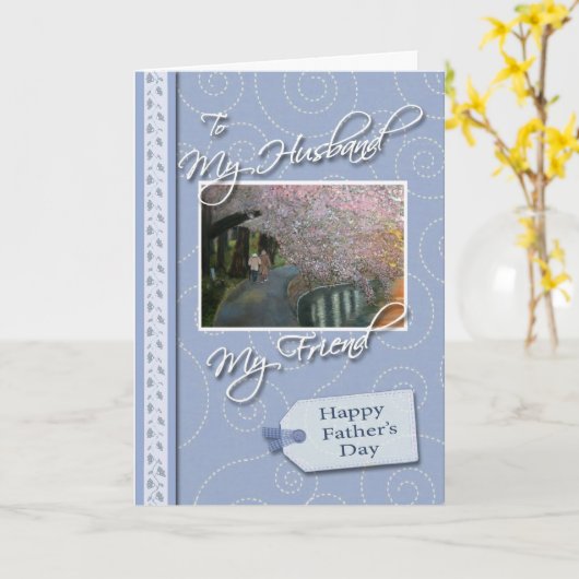 父の日-夫、友 カード (黄色い花)