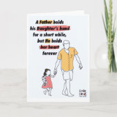 父の日 - 娘と カード (正面)