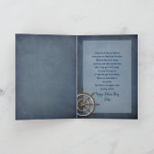 父の日、娘婿、船の車輪、ヘルム カード (内部)