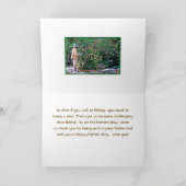 父の日/川岸の漁師 カード (内部)