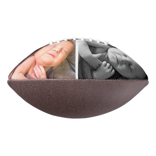 父の日、幸せを祈る2枚の写真の青い名モダン前 アメリカンフットボール (回転90)