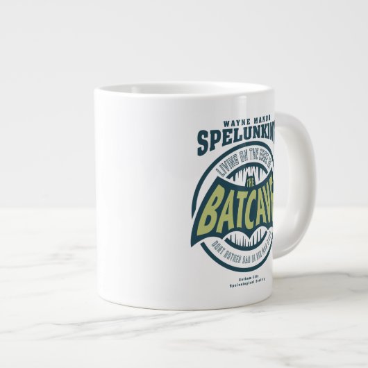 父の日 |彼の洞窟でパパを気にしない ジャンボコーヒーマグカップ (正面右)