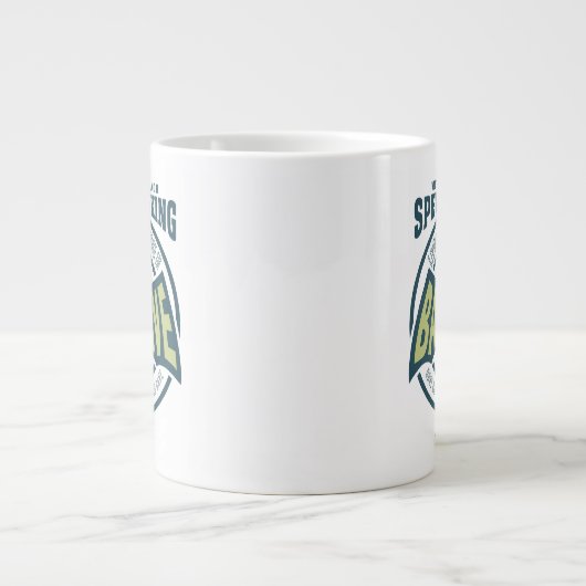 父の日 |彼の洞窟でパパを気にしない ジャンボコーヒーマグカップ (正面)