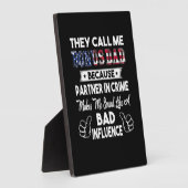 父の日 |彼らは私をボーナスパパと呼ぶ フォトプラーク (側面)