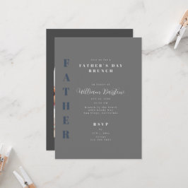 父の日、我が家のスーパーヒーロー 父の日ブランチ 招待状