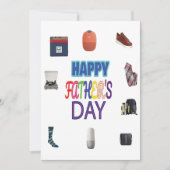 父の日 招待状 (正面)