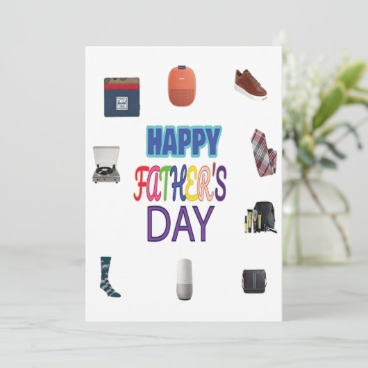 父の日 招待状 (スタンド正面)