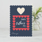 父の日 招待状 (スタンド正面)