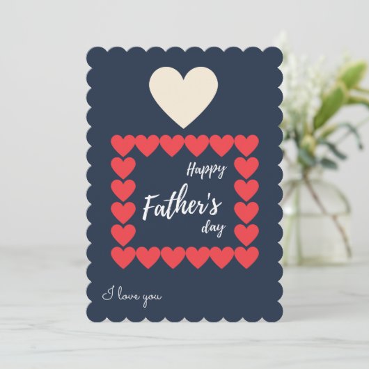 父の日 招待状 (スタンド正面)