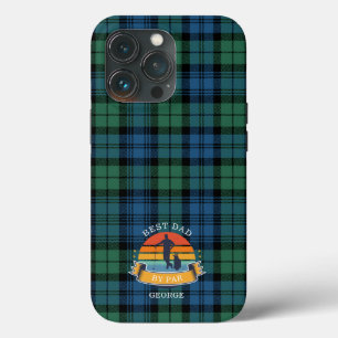 父の日 最優秀パパ パー・プレー・チェック柄 カスタム iPhone 13 PROケース