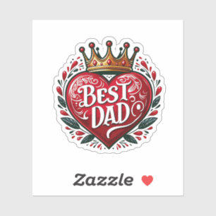 父の日：最高のパパ シール