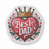 父の日：最高のパパ シール (正面)