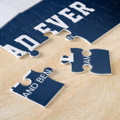 父の日 |最高のパパEver 3 Photo Collage ジグソーパズル (側面)