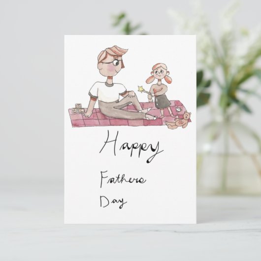 父の日 案内状 (スタンド正面)