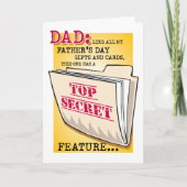 父の日"機能"カード カード (正面)