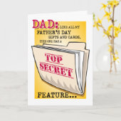 父の日"機能"カード カード (黄色い花)